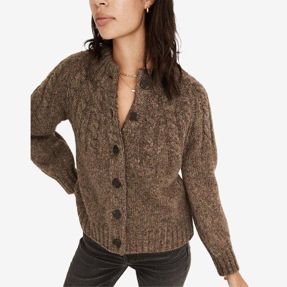 Madewell Ribbed Hem Cardigan - Picture 3 of 4